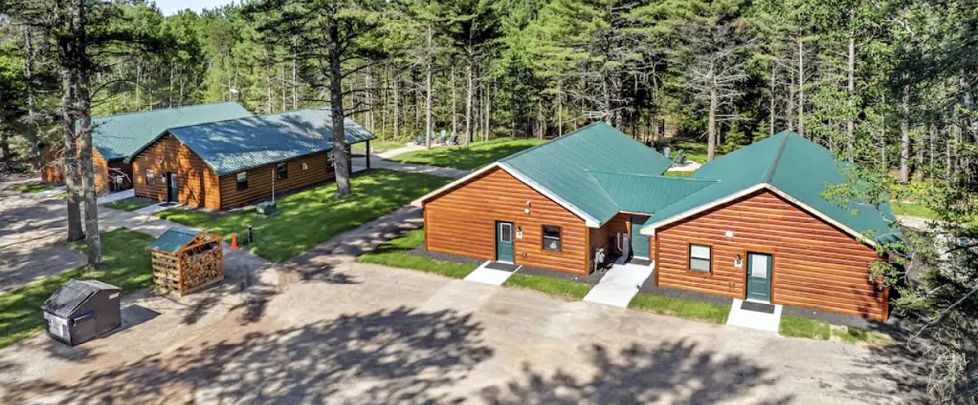 Eagle River Trailside Log Cabin Rentals WI Vacation Rentals in Eagle